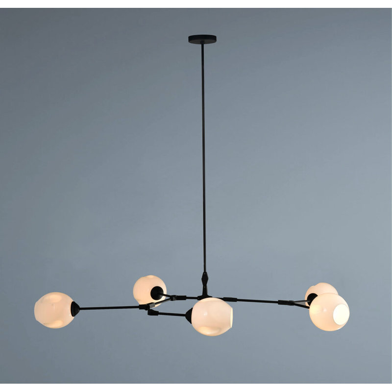 Lustre linéaire moderne à 5 lumières