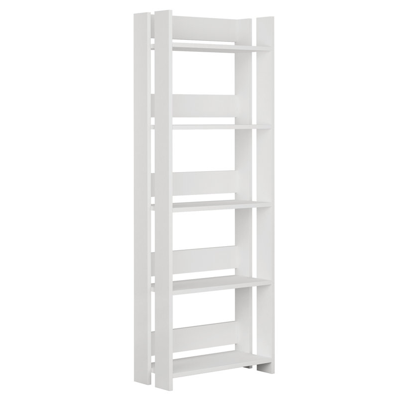 Chaney 155 cm H x 57 cm W Standard Bookcase, White
