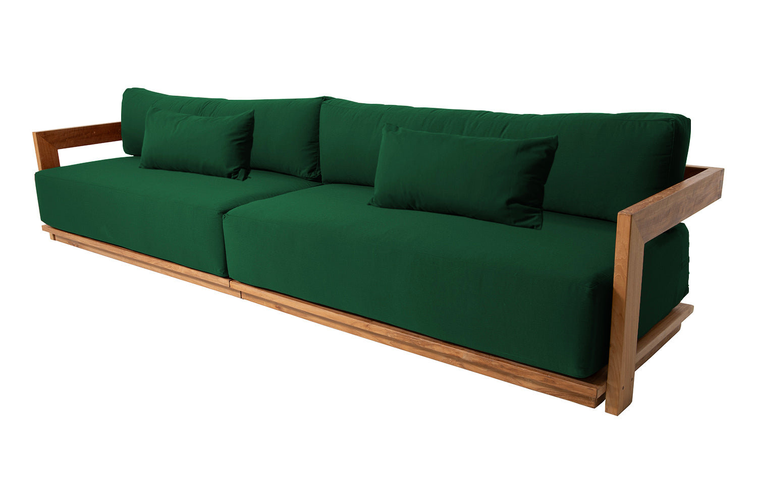 Varenna 119" Sunbrella® Patio Sofa, Forest Green