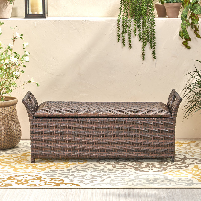 Quinto Wicker Outdoor Bench