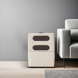 Meso Modular Console Side Table, Audio System, Spice, 37 Inch