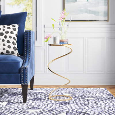 Lorelai Granite Top End Table