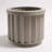 Round Strata Planter MD - Grey Brown