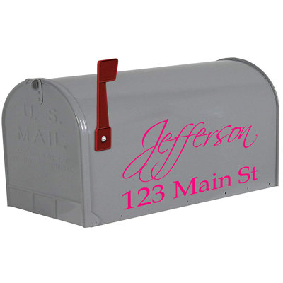 Housse de boîte aux lettres personnalisée autocollant