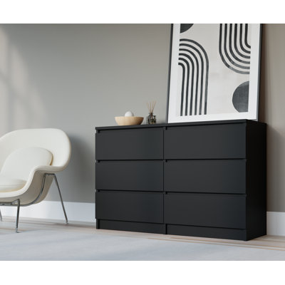 Traynor 120cm W 6 - Drawer Chest of Drawers