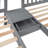 Full Over Twin Over Twin Triple Bunk Bed with Storage Bedside Shelf and Drawers-861770438