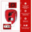 Refroidisseur / réchaud portatif 12 canettes Coca-Cola Heritage 12V DC 110V AC 7.9L Rouge