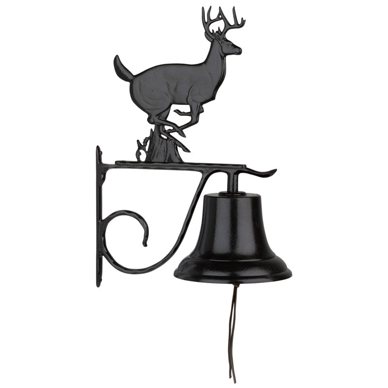 Large Bell w/ Buck, Black