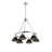 Felda 6 - Light Steel Dimmable Cone Chandelier-99998920-99998919