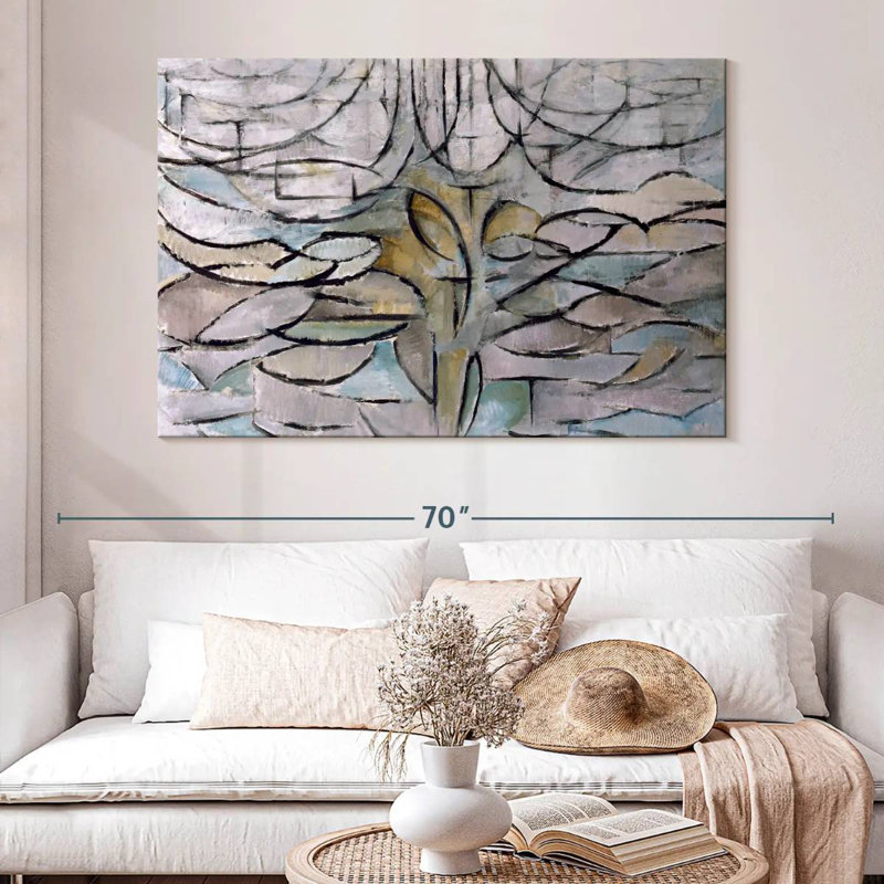 Avery The Flowering Apple Tree, 34" H x 51" W