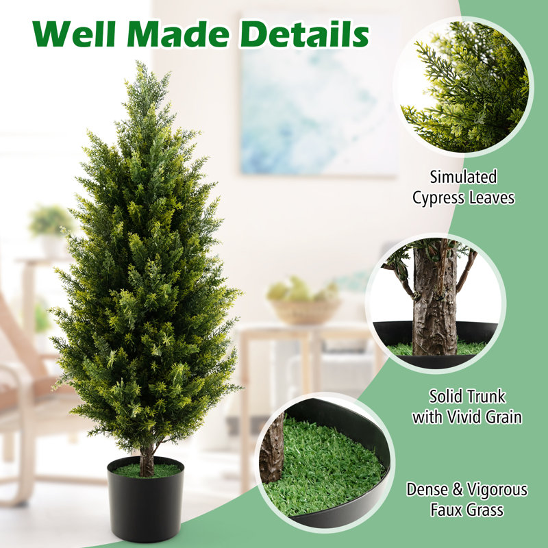 90cm Faux Cedar Tree in Pot