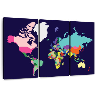 Aliaz Pastel World Map