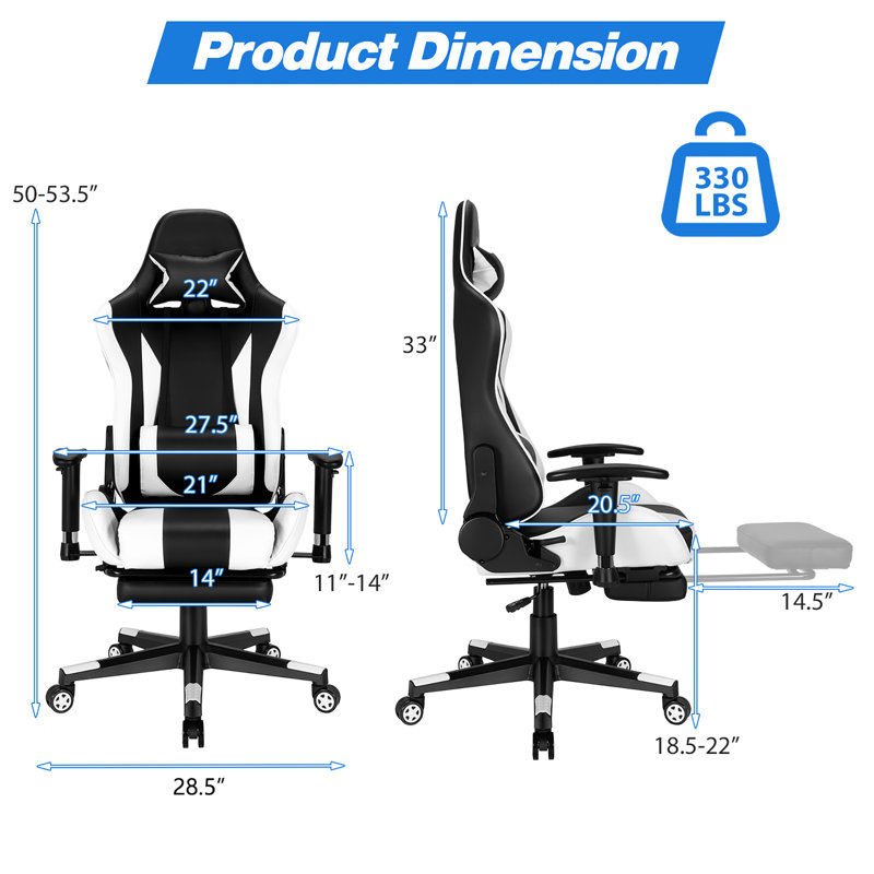 Fauteuil de jeu pc & racing