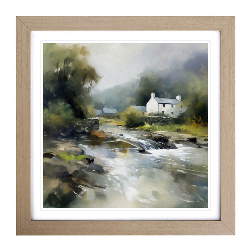 Wales Impressionism No.3 - Framed Print, Black