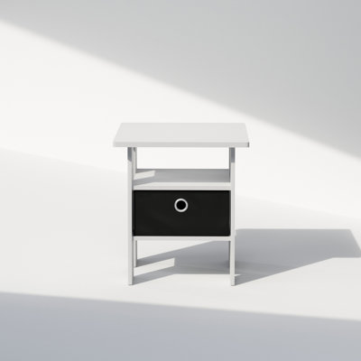 Tidur Bedside Table Nightstand with Bin Drawer