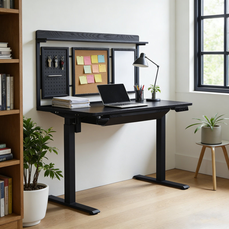 Bureau debout à hauteur réglable électrique Larreon
