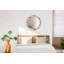 Huldar Glass Flat Wall Mirror