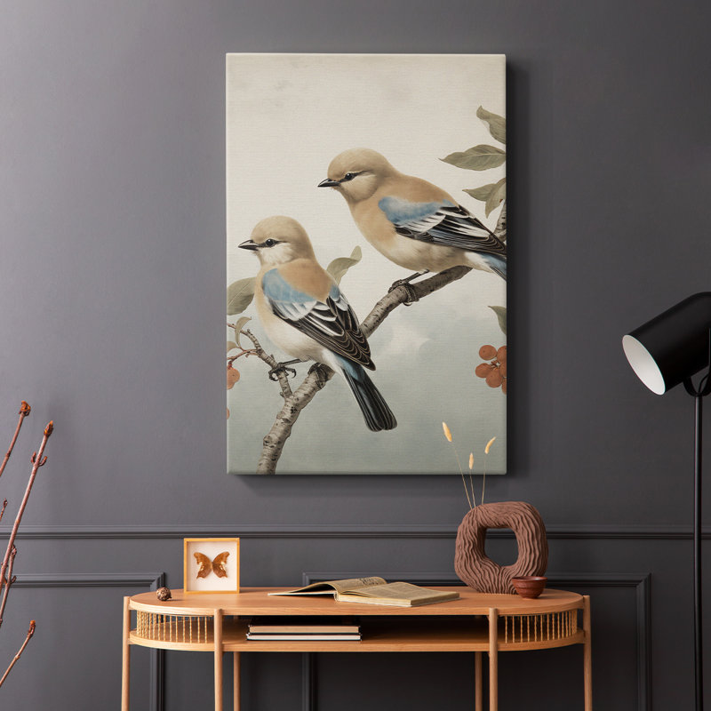 Imprimé animalier rétro - Cavas enveloppés de galerie, H 27 po x l 18 po