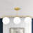 Laneeka Glass Semi Flush Mount
