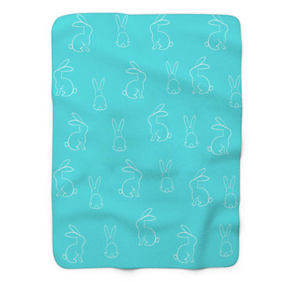 Gentle Easter Colours - 1 Piece Premium Sherpa Blanket