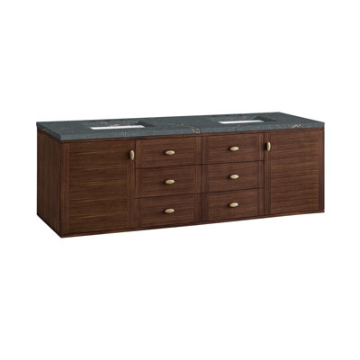 Amberly 72'' W Double Vanity