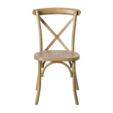 18'' H Solid Wood Stacking Side Chair
