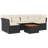 Vidaxl Garden Sofa Set Black