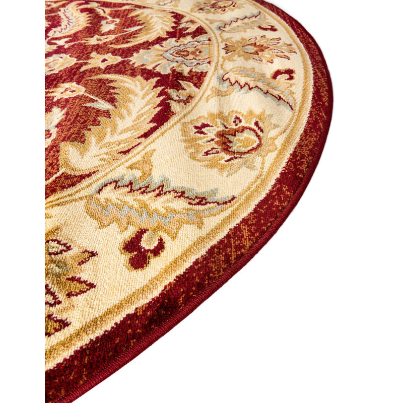Niles Floral Indoor Rug, Round 6'1"