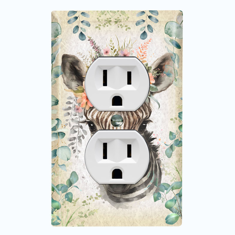 Copper Rust Patina Teal Print 1 - Gang Toggle Light Switch Standard Wall Plate