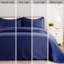 Ensemble de couvre-lit en microfibre embossée - Ensemble de literie moderne et léger avec taies décoratives-122058456-122584920
