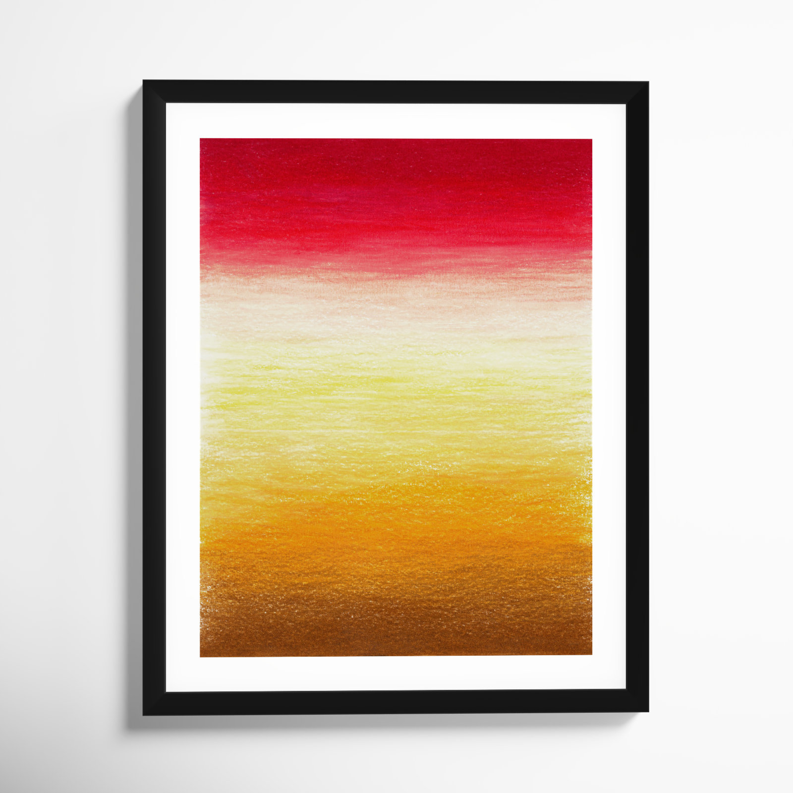Tie-Dye Sunset by Katy Montica, 24" W x 30" H, Black