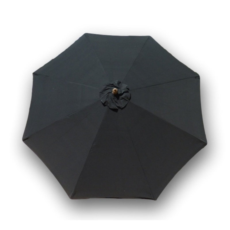 Auvent de remplacement pour parasol 9 po, Noir