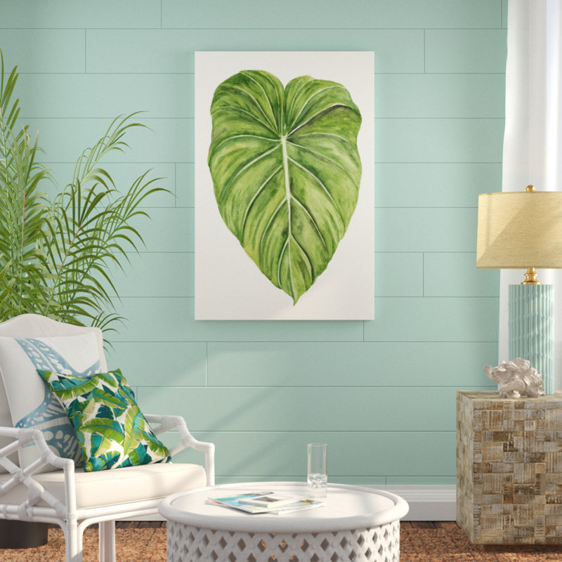 Tropical Breeze Leaves II by Naomi McCavitt - Painting Print, 122cm H x 81cm W, Wrapped Canvas