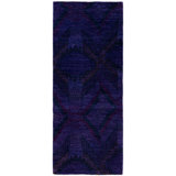 Overdyed One-of-a-Kind 2' 6" X 6' 4" Hand Knotted Area Rug
