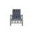 Belle Isle Sling Aluminum Frame Hidden Motion Chat/Lounge Chair With Marine Grade Polymer Arm Accent-98358304-98714564
