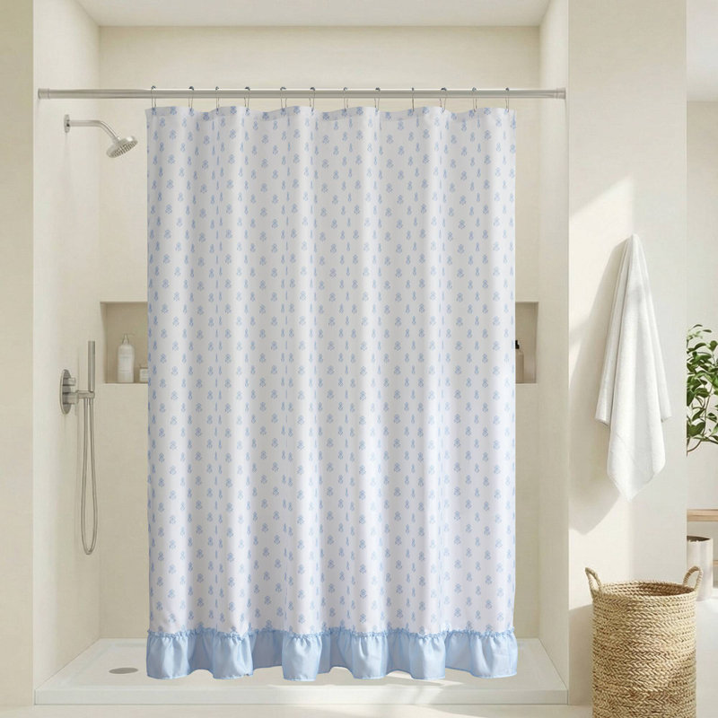 Ensemble de rideau de douche Savanna, Bleu