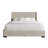 Full Platform Bed with Storage Grey Velvet-374574623-374574619