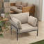 Ensemble de 2 chaises de patio avec coussin, chaise longue d'extérieur en rotin-1365654120