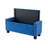 Upholstered Velvet Storage Ottoman Bench for Bedroom, End of Bed Bench with Rivet Design, Tufted Foot Rest Stool,Blue-112358998