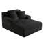 Chaise longue convertible surdimensionnée moderne, support de ressorts ensachés ergonomique, aucun assemblage requis-1526932007