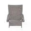 Chaise longue en osier Crete