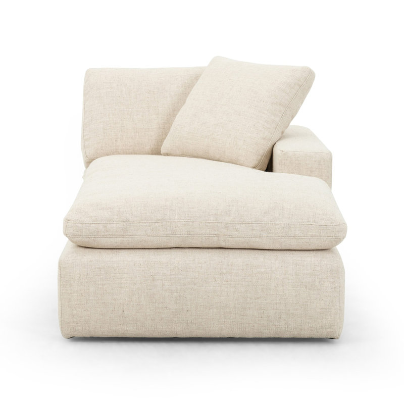 Plume RAF Chaise Piece-106"-Thames Cream
