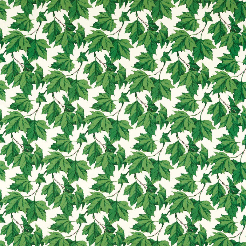 Dappled Leaf Fabric, Emerald