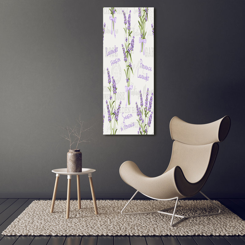 Lavender 1 Piece Wrapped Canvas Wall Art
