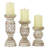 10.1'' H Solid Wood Tabletop Candlestick
