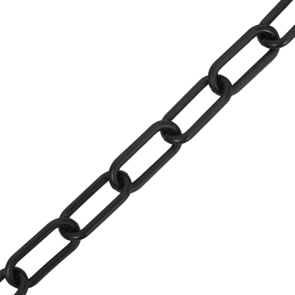 0.8cm H x 0.8cm W Black Plastic Warning Chain