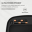 Poubelle à capteur de mouvement EKO Ecosmart, finition en acier inoxydable brossé 21,1 gallons / 80 L, poubelle résistante aux empreintes digitales pour une élimination sans effort des déchets