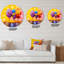 Autumn Fantasy Trees I - Horloge murale moderne-60327603
