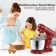 Trimeko New 3-In-1  5.2QT 10-Speed Tilt-Head Food Stand Mixer，Electric Mixer With Bowl, Dough Hook, Whisk And Beater，Kitchen Mixer For Baking, Cake And Most Home Cooks,