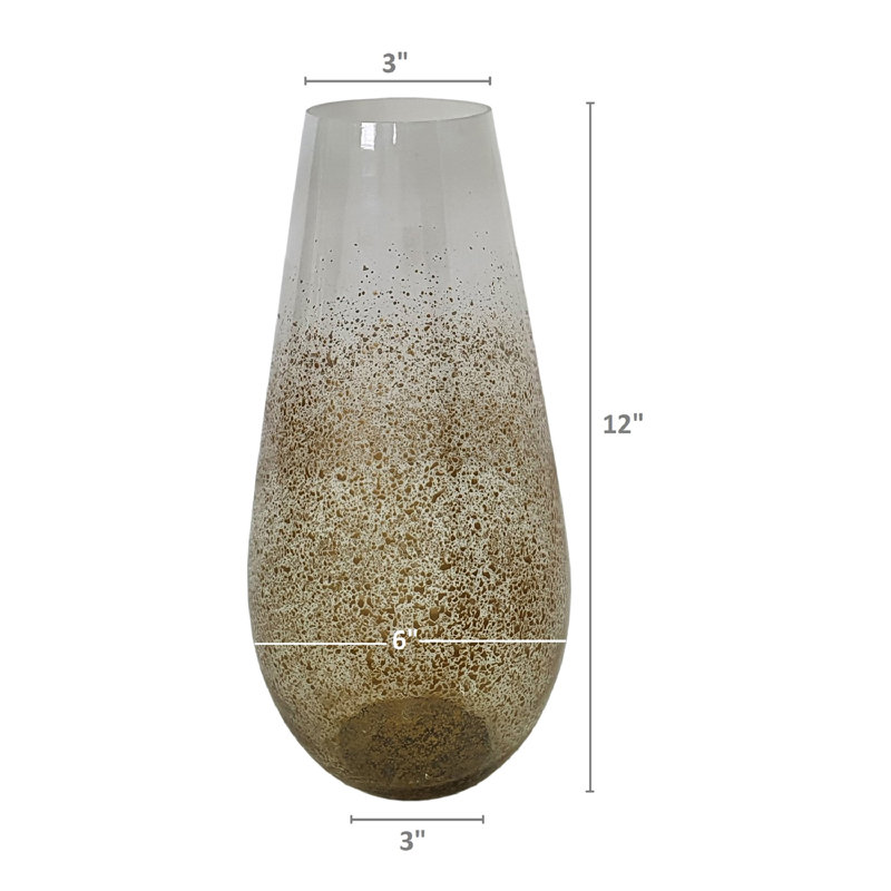 Vase de table Kvido, H 12 po x l 6 po x P 6 po